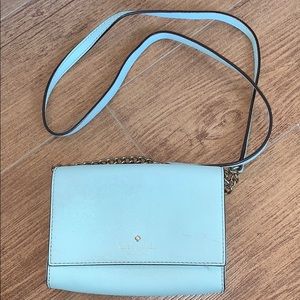 Kate spade powder blue crossbody! Must see!